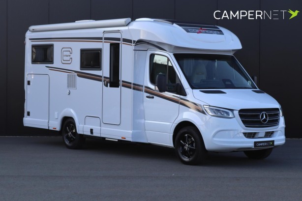 Carthago C1-Tourer T 143 KB-LE 170pk Automaat | Lithium | Omvormer | Zeer Luxe | AL-KO Chassis | Lengtebedden | Buitendouche | Dubbele bodem |