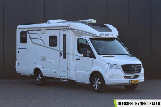 Hymer BMC-T 580 Automaat | Levelsysteem | BR systeem | Zonnepanelen | Omvormer | Dakairco | SLC chassis | HEO safe sloten | Buitendouche |