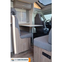 Carado T448 140pk Automaat | Pro + pakket | Hefbed | Nieuw uit voorraad leverbaar | Luifel | Lengtebedden | Grote garage | Panoramaraam boven cabine | Foto #5