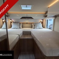Hymer B600 MC Enkele Bedden Hefbed 2X Airco Zonnepanelen Lithium Omvormer Foto #2