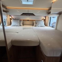 Hymer B600 MC Enkele Bedden Hefbed 2X Airco Zonnepanelen Lithium Omvormer Foto #18