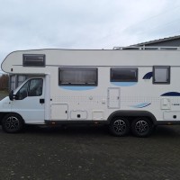 Fiat euramobil / 6P / Camper / STAPELBED / 2x airco + GARAGE Foto #1