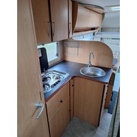 Fiat euramobil / 6P / Camper / STAPELBED / 2x airco + GARAGE Foto #14