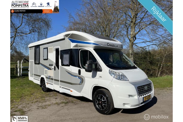 Chausson TITANIUM 728EB/5 PERSOONS/2x AIRCO/QUEENSBED/HEFBED