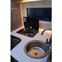 Carado T447 Edition 26 165pk Automaat | Lengtebedden | Luifel | Hefbed | Gescheiden douche | Fietsendrager | 12'' Ford multimediasysteem | Parkeersensoren | Foto #19