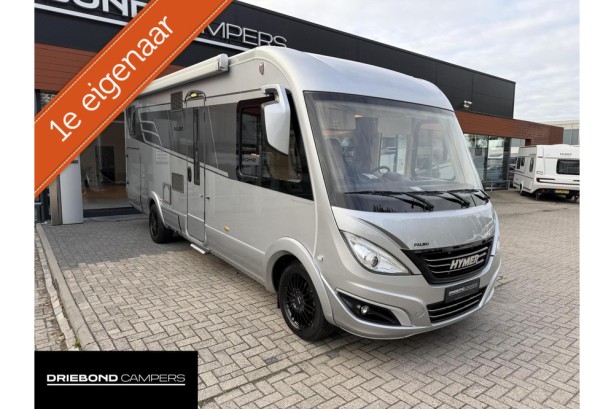 Hymer B704 SL Palmo Enkele Bedden Hefbed 2X Airco Zonnepanelen Omvormer