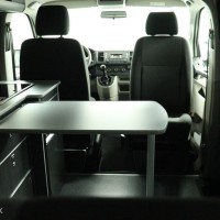 Volkswagen Transporter Buscamper 2.0TDI 150Pk Euro-6 Lang Inbouw nieuw California-look | 4-zitpl./4-slaapplaatsen | Slaaphefdak |NW.STAAT Foto #4