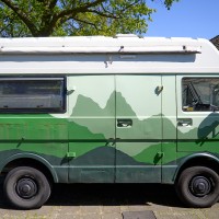 Volkswagen campers LT28D met hoog dak uit 1986 Foto #12