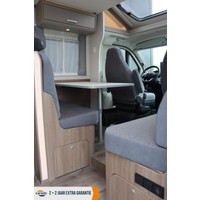 Carado T448 140pk Automaat | Pro + Pakket | Lengtebedden | Luifel | Grote garage | Hefbed | Nieuw uit voorraad leverbaar |Panoramaraam | Foto #22