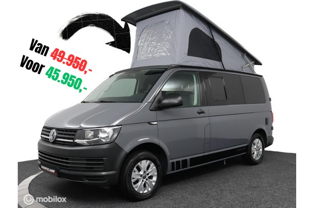 Volkswagen Transporter Buscamper 2.0TDi 102Pk Inbouw nieuw California- look | 4-slaapplaatsen | Slaaphefdak | NIEUWSTAAT