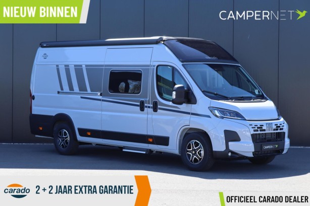 Carado CV 640 140pk Automaat | Pro+ Pakket | Lengtebedden | Dieselverwarming | Adaptive cruise control | Luifel | LED koplampen | Nieuw uit voorraad leverbaar |