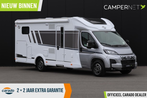 Carado T447 140pk Automaat | Lengtebedden | Nieuw uit voorraad leverbaar | Hefbed | Gescheiden douche | Luifel | Pro + pakket |