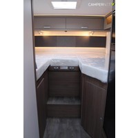 Carado T448 140pk Automaat | Pro + pakket | Hefbed | Nieuw uit voorraad leverbaar | Luifel | Lengtebedden | Grote garage | Panoramaraam boven cabine | Foto #14