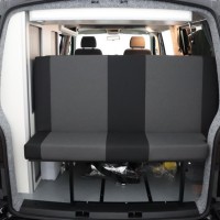 Volkswagen Transporter Buscamper 2.0TDI 140Pk DSG-7 Lang California-look | 4-zitpl./4-slaapplaatsen | Slaaphefdak |NW.STAAT Foto #8
