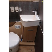 Hymer B-ML I 780 170pk Automaat | Alde verwarming | Levelsysteem | BOMVOL | Lengtebedden | Lithium | Hefbed | Omvormer | Dakairco | 5G Wifi router | Luifel | Stoelverwarming | Oven | Gescheiden douche | Gas aansluiting buiten | Foto #13