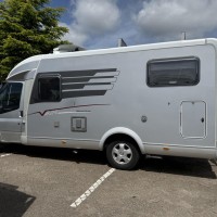 Hymer HV562 SILVER LINE lengtebed in top staat Foto #31