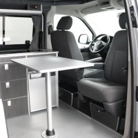 Volkswagen Transporter Buscamper 2.0TDI 115Pk Lang  California-look | Breed-bed 140 | 4-zitpl./4-slaapplaatsen | Slaaphefdak |NW.STAAT Foto #3