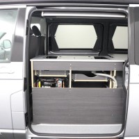 Volkswagen Transporter Buscamper 2.0TDI 115Pk Lang  California-look | Breed-bed 140 | 4-zitpl./4-slaapplaatsen | Slaaphefdak |NW.STAAT Foto #64