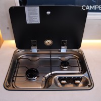 Carado I447 140pk Automaat | Lengtebedden 215cm ! | Hefbed | Pro + pakket | Fiat 10&amp;#039;&amp;#039; multimediasysteem | Oven | Achteruitrijcamera | Nieuw uit voorraad leverbaar | Gescheiden douche | Foto #12