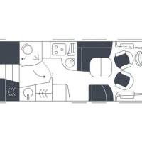 Niesmann-bischoff ARTO 79LE 177pk Automaat | E&P Levelsysteem |Alde verwarming | Truma bankairco | BOMVOL! | Lengtebedden | Zonnepanelen | Elektrische luifel | Elektrisch hefbed | Dubbele bodem | Victron omvormer | Oven | 5e zitplaats | Foto #39
