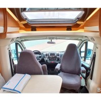 Fiat Hymer T568.. automaat/Enkelebedden/L-zit Foto #16