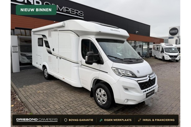 Hobby Optima Ontour  T 70 E Enkele Bedden Grote Badkamer Luifel