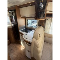 Hymer B 588 Automaat Enkele Bedden Hefbed 2X Airco Omvormer Zonnepaneel Foto #14
