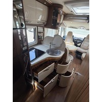 Hymer B 588 Automaat Enkele Bedden Hefbed 2X Airco Omvormer Zonnepaneel Foto #16