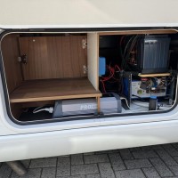 Hymer B 588 Automaat Enkele Bedden Hefbed 2X Airco Omvormer Zonnepaneel Foto #42