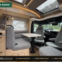 Hymer B600 MC WhiteLine Automaat Enkele Bedden Luifel Grote Garage Foto #1
