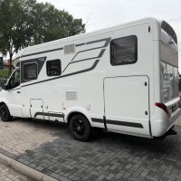 Hymer B600 MC WhiteLine Automaat Enkele Bedden Luifel Grote Garage Foto #6