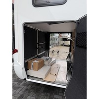 Hymer B600 MC WhiteLine Automaat Enkele Bedden Luifel Grote Garage Foto #32