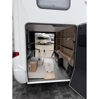 Hymer B600 MC WhiteLine Automaat Enkele Bedden Luifel Grote Garage Foto #33