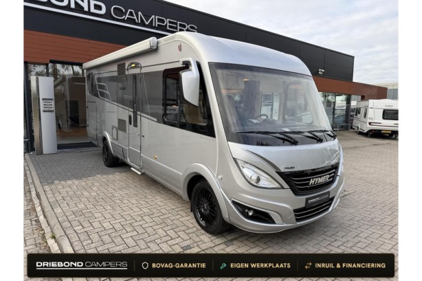 Hymer B704 SL Palmo Enkele Bedden Hefbed 2X Airco Zonnepanelen Omvormer