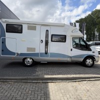 Hobby T 600 GFS Dwarsbed Zonnepaneel Unieke Staat 24501KM!!! Foto #22