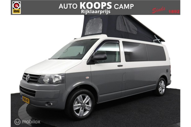 Volkswagen Transporter Buscamper 2.0 TDI 140 Pk DSG-7 Lang California-look  | 2-Persoons | Luifel | Hefdak | Stand-kachel | Two Tone kleur  | TOPSTAAT