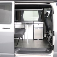 Volkswagen Transporter Buscamper 2.0 TDI 140 Pk DSG-7 Lang California-look  | 2-Persoons | Luifel | Hefdak | Stand-kachel | Two Tone kleur  | TOPSTAAT Foto #8