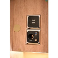 GiottiVan 60B Dwarsbed|Stapelbed|Cass.luifel|Fietsdr.|Zonnep Foto #41
