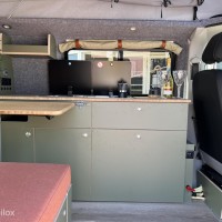 Volkswagen T6 2017 L2H1 Nevada two-tone NIEUWE INBOUW! Foto #16
