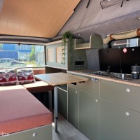 Volkswagen T6 2017 L2H1 Nevada two-tone NIEUWE INBOUW! Foto #18