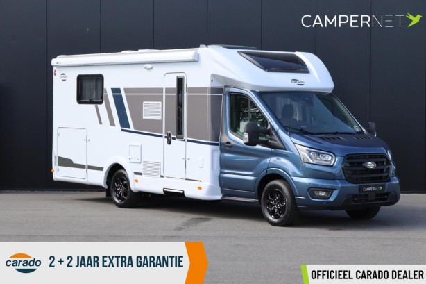 Carado T449T Edition26 165pk Automaat | Queensbed | Maxi Chassis | Luifel | Bi-Xenon | Gescheiden douche | Nieuw uit voorraad leverbaar | Grote koelkast | Lichtmetalen velgen |