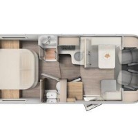 Carado T449T Edition26 165pk Automaat | Queensbed | Maxi Chassis | Luifel | Bi-Xenon | Gescheiden douche | Nieuw uit voorraad leverbaar | Grote koelkast | Lichtmetalen velgen | Foto #42