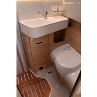 Hymer BMC-T 580 Blackline 170pk Automaat | Lengtebedden | Lithium | Maxxfan | SLC Chassis | Stoelverwarming | Luifel | Lederen bekleding | Buitendouche | SOG toiletventilatie | LED Koplampen | Blackline editie | Stuurverwarming | Foto #20