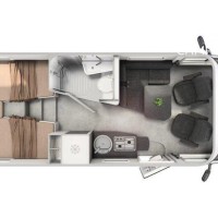 Hymer BMC-T 580 Blackline 170pk Automaat | Lengtebedden | Lithium | Maxxfan | SLC Chassis | Stoelverwarming | Luifel | Lederen bekleding | Buitendouche | SOG toiletventilatie | LED Koplampen | Blackline editie | Stuurverwarming | Foto #48
