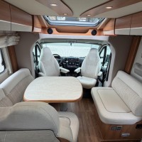 Hymer T 678 CL Automaat Enkele Bedden Hefbed Luchtvering Lithium Zonnepanelen Foto #37