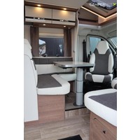Dethleffs TREND T6757 130pk 2.3 Multijet | Dak airco | Queensbed | Zonnepaneel | Elektrisch hefbed | Luifel | Fietsendrager | Gescheiden douche | Foto #32