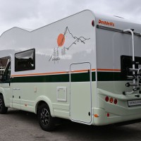 Dethleffs Trend A 5887 Stapelbed Hefbed Fietsendrager Foto #2