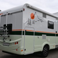 Dethleffs Trend A 5887 Stapelbed Hefbed Fietsendrager Foto #3