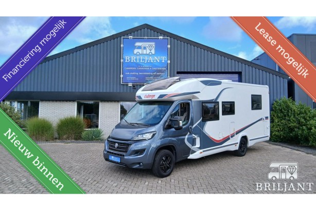 Fiat Challenger 398 EB 2017 camper.. Queensbed+hefbed