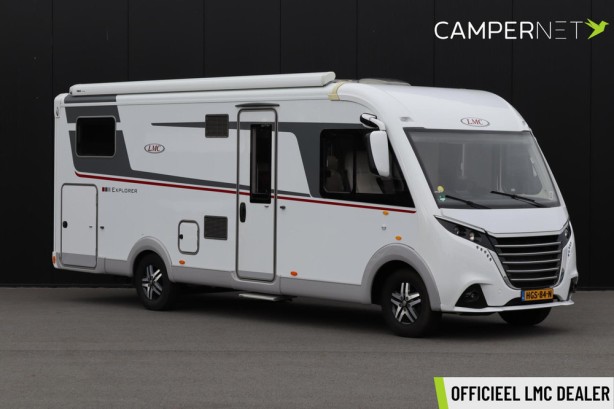 LMC I735 150pk Automaat | BR systems fietsendrager | Zonnepanelen | Construct slot | Luifel | Lengtebedden | Hefbed | LED TV | Achteruitrij camera |